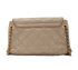 Quilted Shoulder Bag, &pound;110, Handbags, Taupe, Leather, Back view